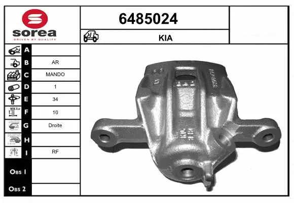 Brake Caliper (6485024)