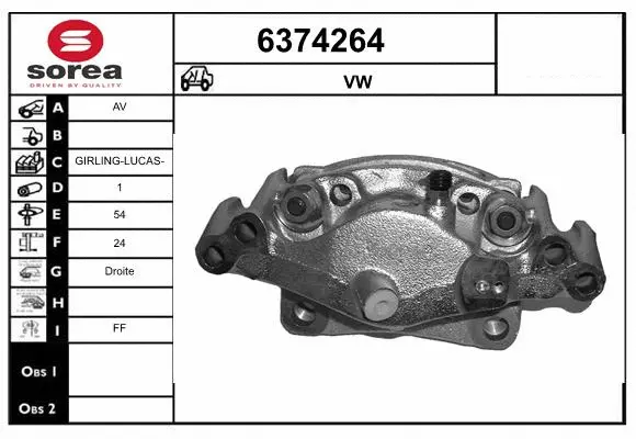Brake Caliper (6374264)