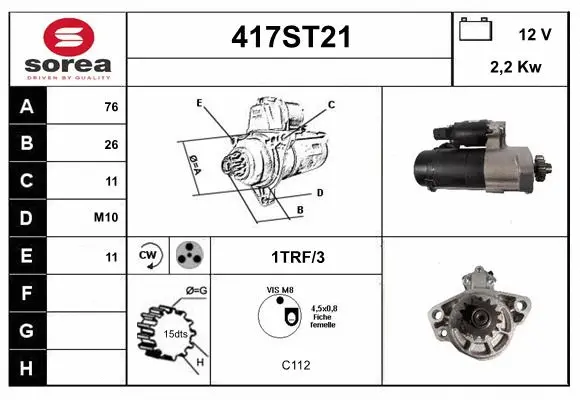 Starter (417ST21)