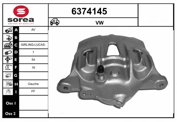 Brake Caliper (6374145)