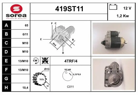 Starter (419ST11)