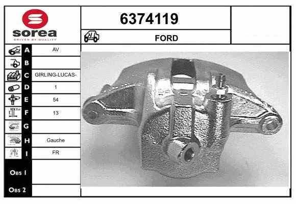 Brake Caliper (6374119)