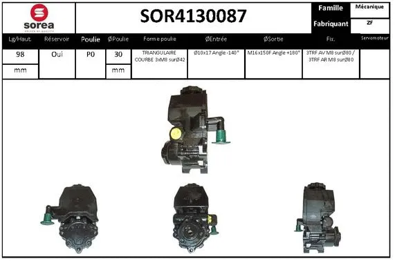 Hydraulic Pump, steering (SOR4130087)