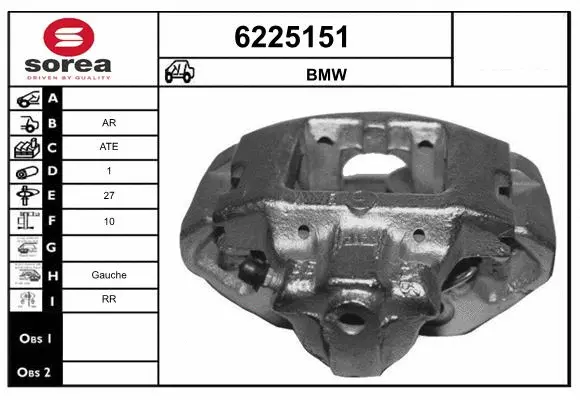 Brake Caliper (6225151)