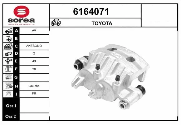 Brake Caliper (6164071)