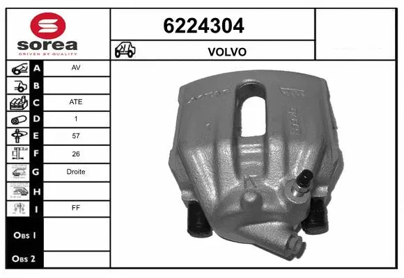 Brake Caliper (6224304)