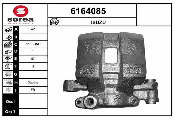 Brake Caliper (6164085)