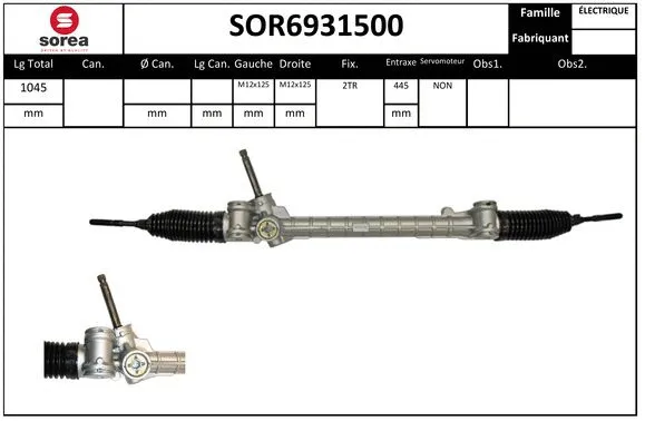 Steering Gear (SOR6931500)