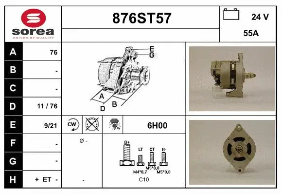 Alternator (876ST57)