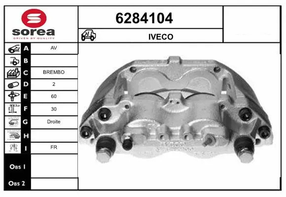 Brake Caliper (6284104)