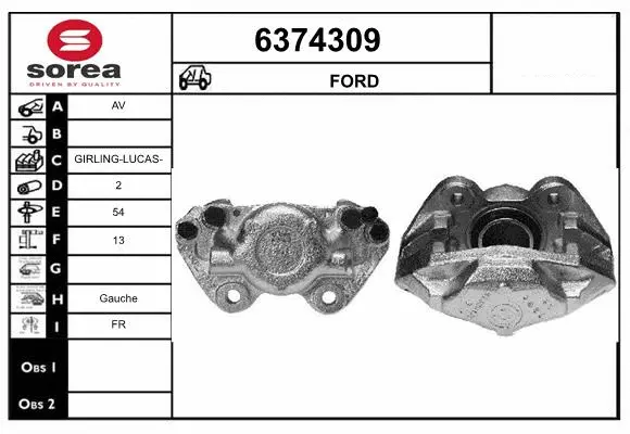 Brake Caliper (6374309)