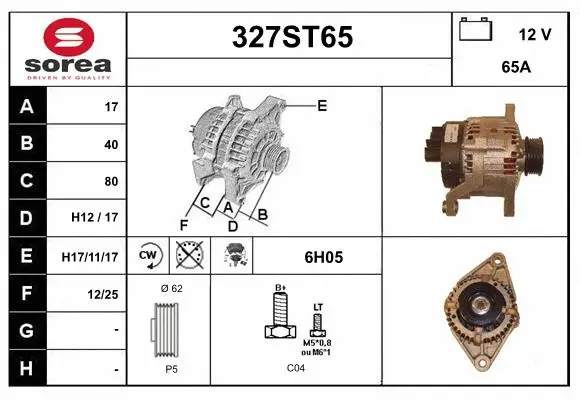 Alternator (327ST65)