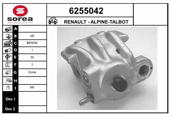 Brake Caliper (6255042)