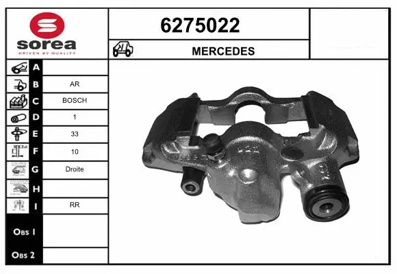 Brake Caliper (6275022)
