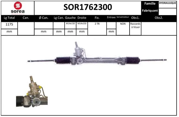 Steering Gear (SOR1762300)
