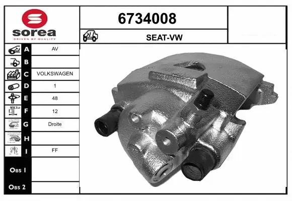 Brake Caliper (6734008)
