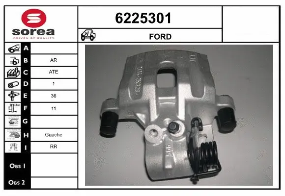 Brake Caliper (6225301)