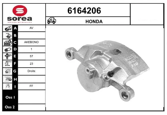 Brake Caliper (6164206)