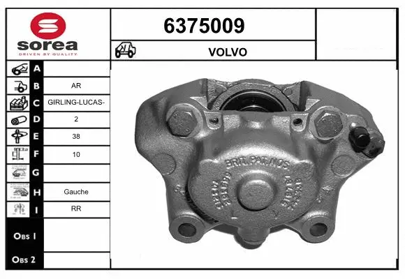 Brake Caliper (6375009)