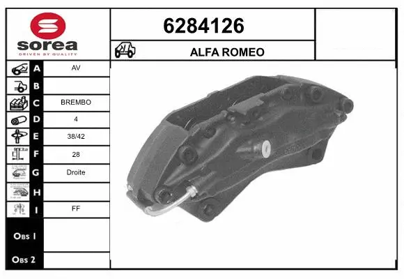 Brake Caliper (6284126)