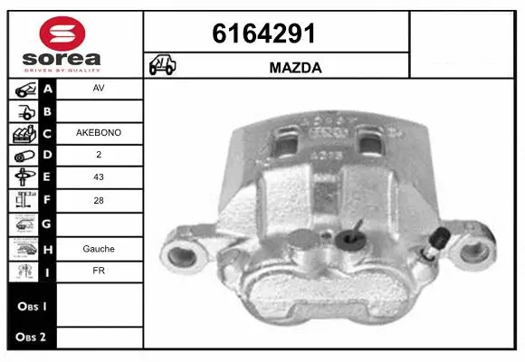 Brake Caliper (6164291)