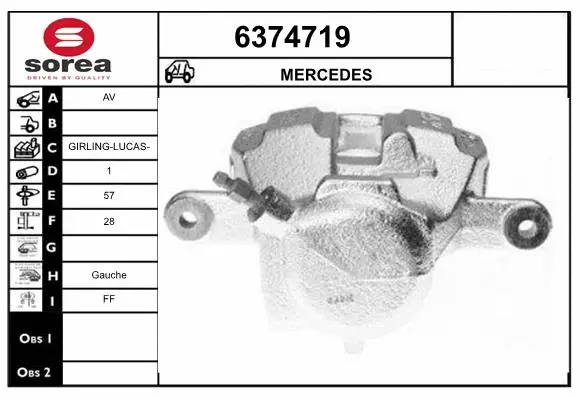 Brake Caliper (6374719)