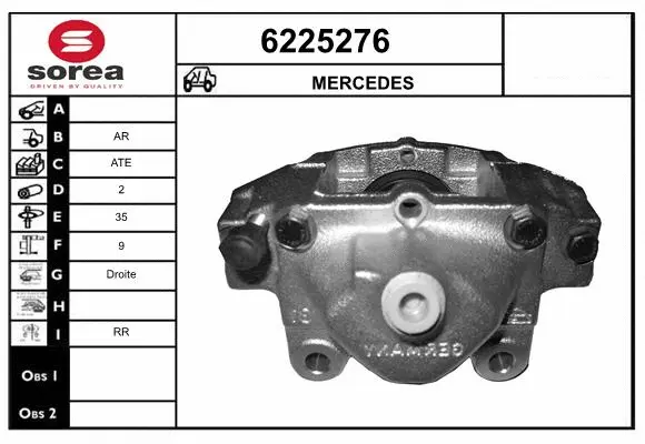 Brake Caliper (6225276)