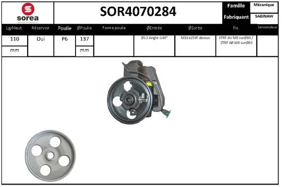 Hydraulic Pump, steering (SOR4070284)