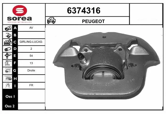Brake Caliper (6374316)