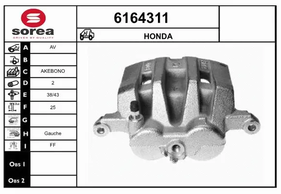 Brake Caliper (6164311)