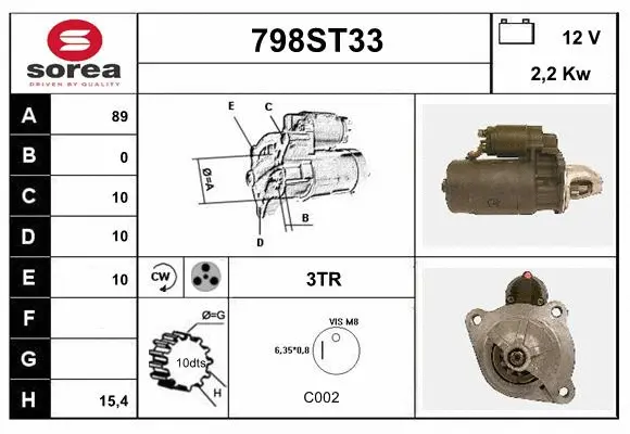 Starter (798ST33)