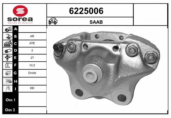 Brake Caliper (6225006)