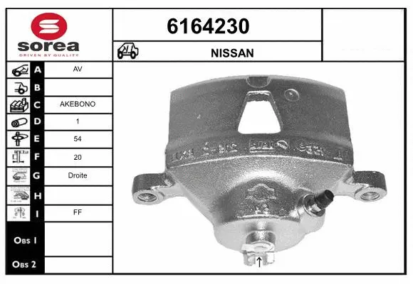 Brake Caliper (6164230)