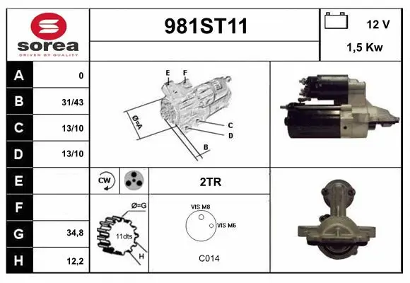 Starter (981ST11)