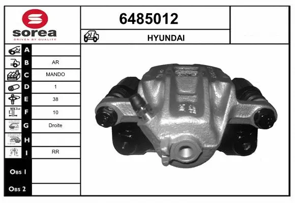 Brake Caliper (6485012)