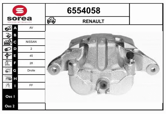 Brake Caliper (6554058)