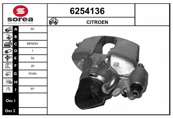 Brake Caliper (6254136)