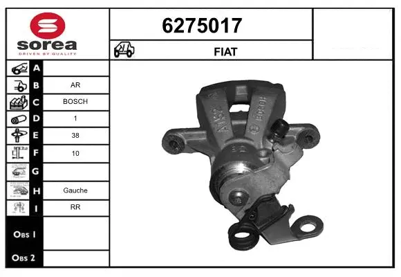 Brake Caliper (6275017)
