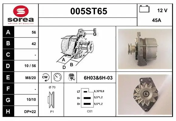 Alternator (005ST65)