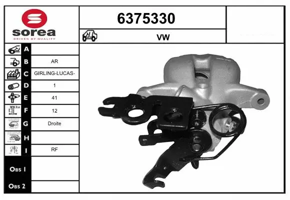 Brake Caliper (6375330)