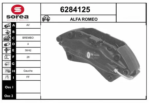 Brake Caliper (6284125)