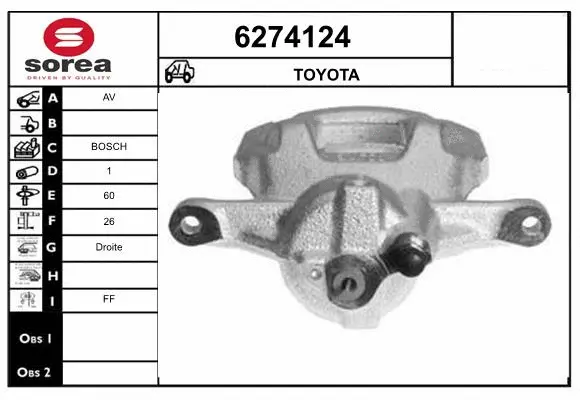 Brake Caliper (6274124)