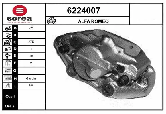 Brake Caliper (6224007)