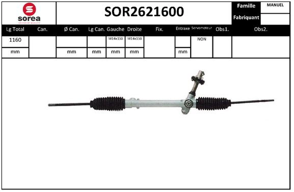 Steering Gear (SOR2621600)