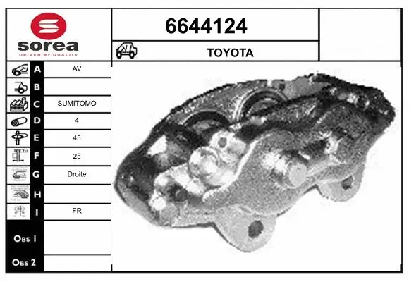 Brake Caliper (6644124)