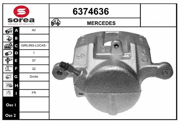 Brake Caliper (6374636)