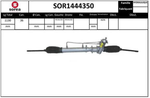 Steering Gear (SOR1444350)