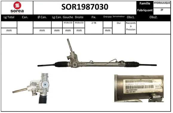 Steering Gear (SOR1987030)