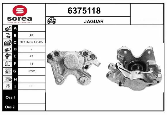 Brake Caliper (6375118)