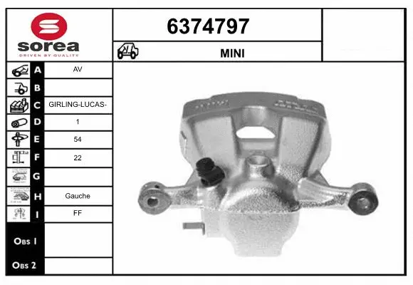 Brake Caliper (6374797)
